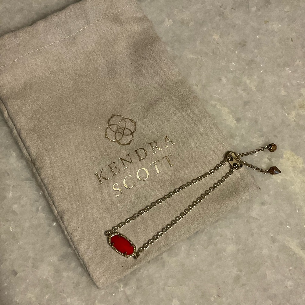 Kendra Scott Elisa Bracelet in Bright Red